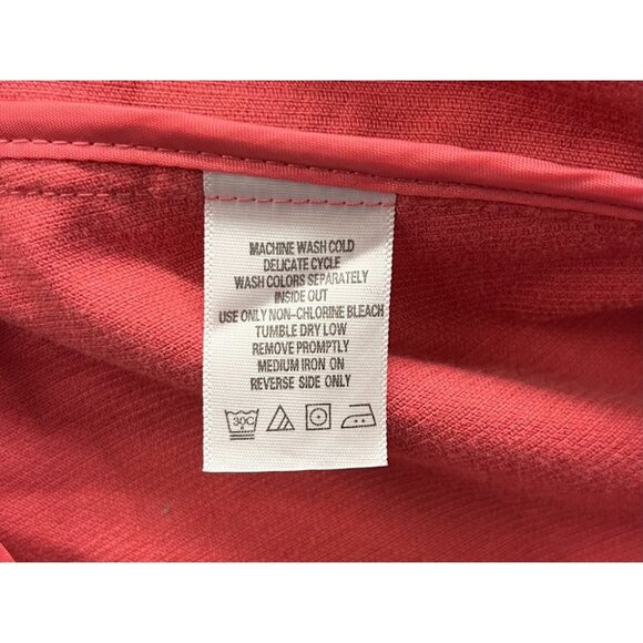 Vintage Chadwick's 3-Button Blazer Jacket Corduroy Pink Cuffed Sleeve Pockets - Picture 6 of 6